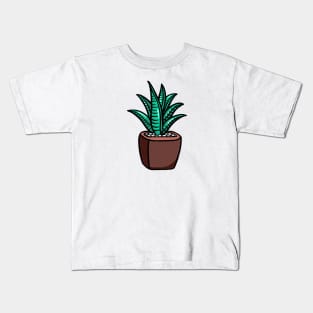 Succulent Illustration 8 T-Shirt Kids T-Shirt